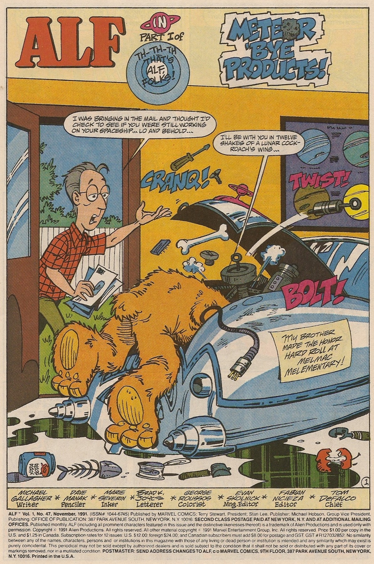 Read online ALF comic -  Issue #47 - 3