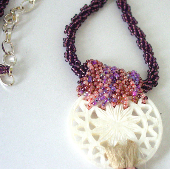 Pookledo Recycled Shell Wearable Art Necklace