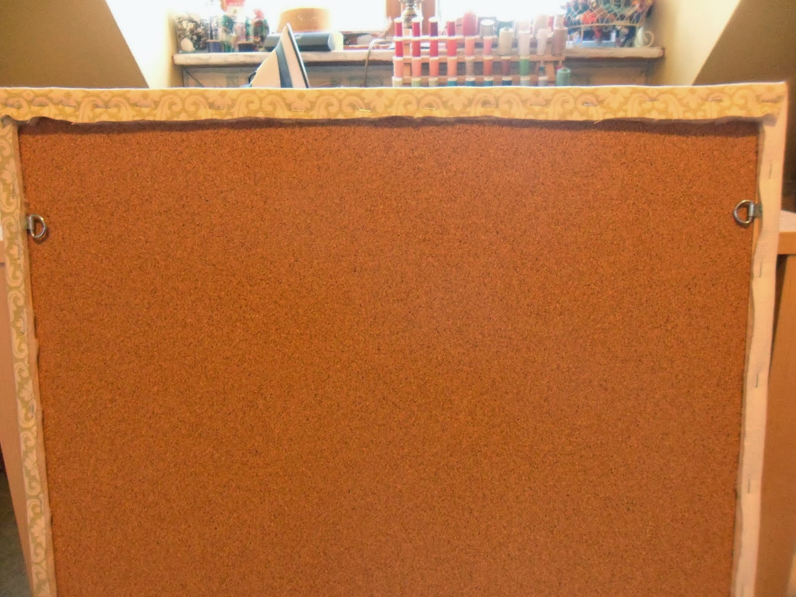 gillyflower How to Make a Fabric Covered Notice Board