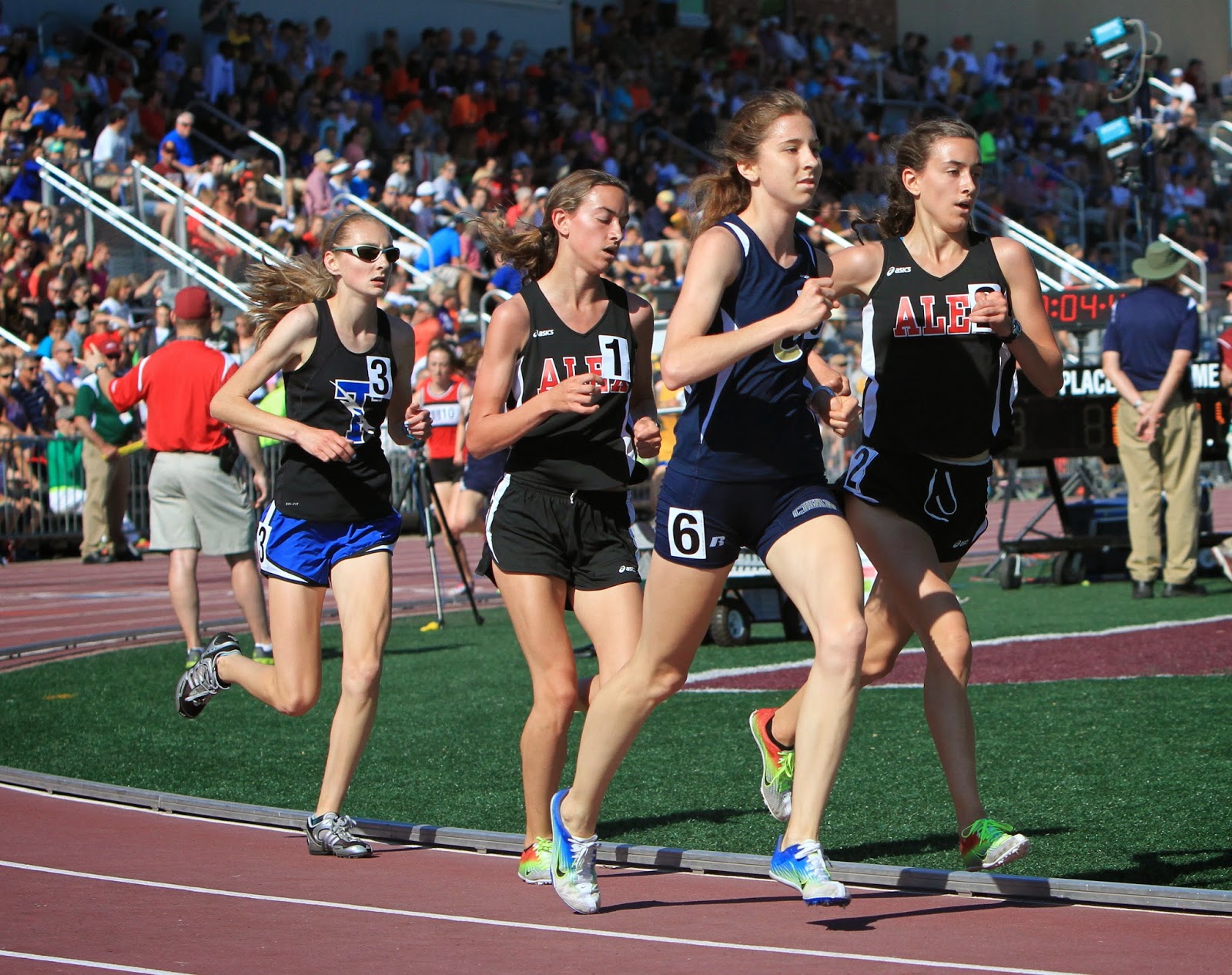 Down the Backstretch Gene Niemi's MSHSL State Meet 3200 AA Races Photo