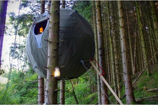 Original and lightweight structures for camping comfortably