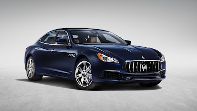 2017 maserati quattroporte granlusso blue hd wallpaper