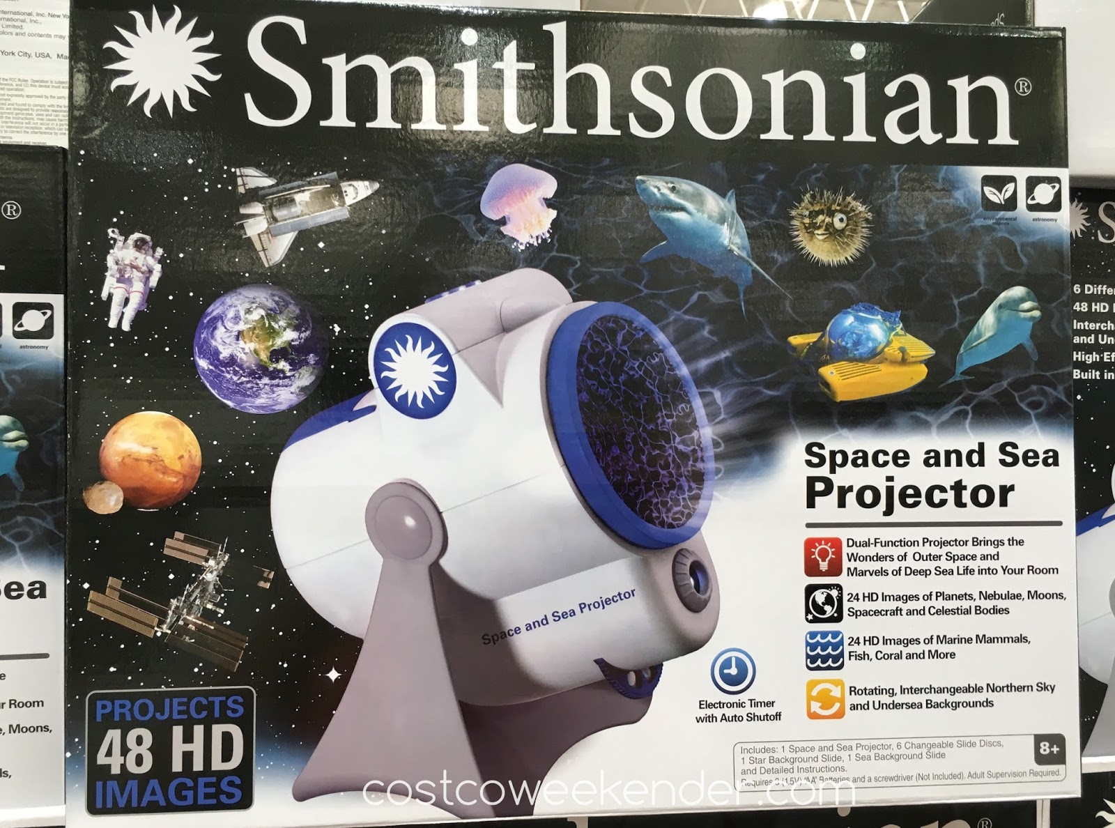 Smithsonian Space and Sea Projector Costco Weekender