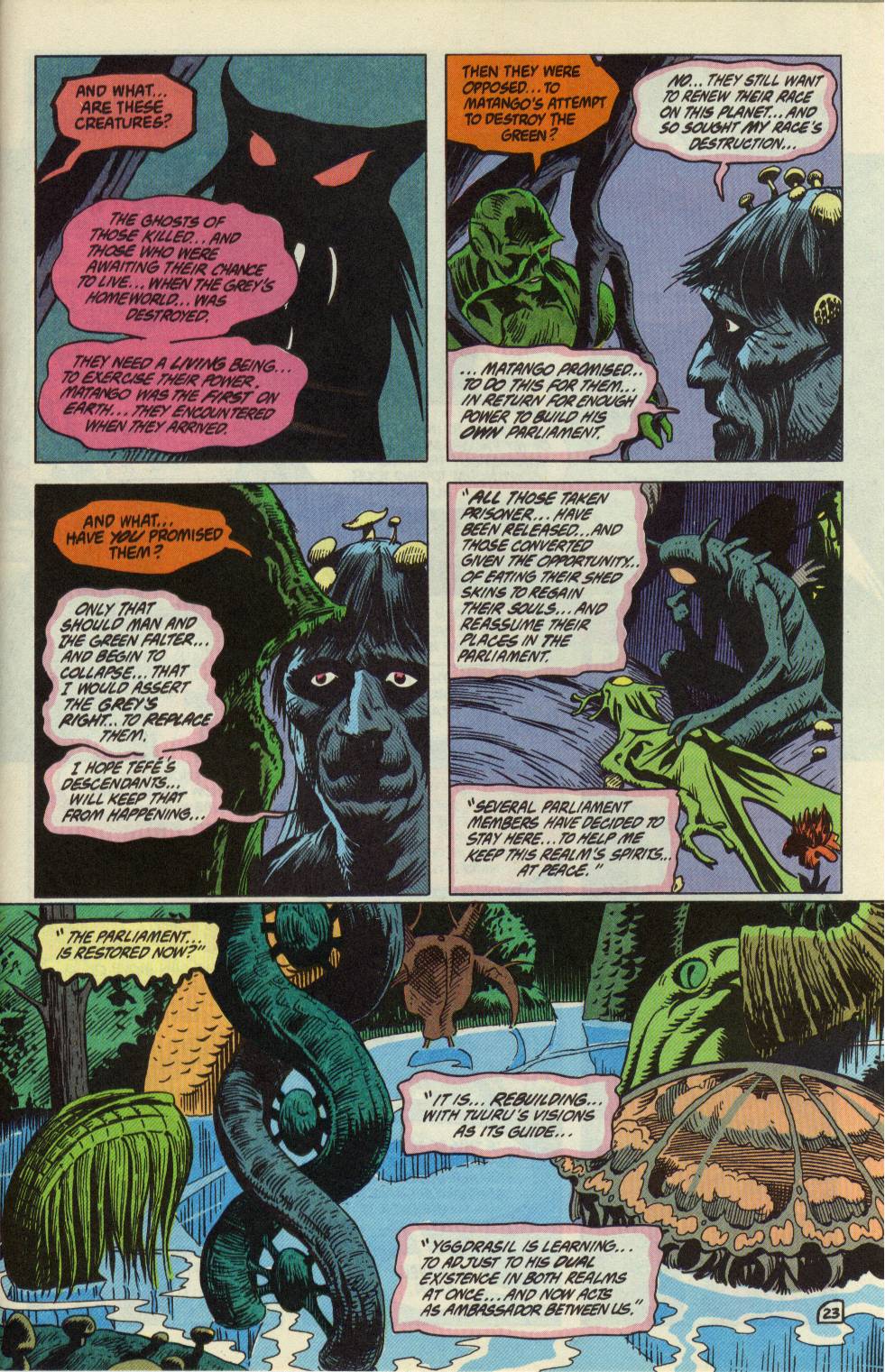 Read online Swamp Thing (1982) comic -  Issue #109 - 23