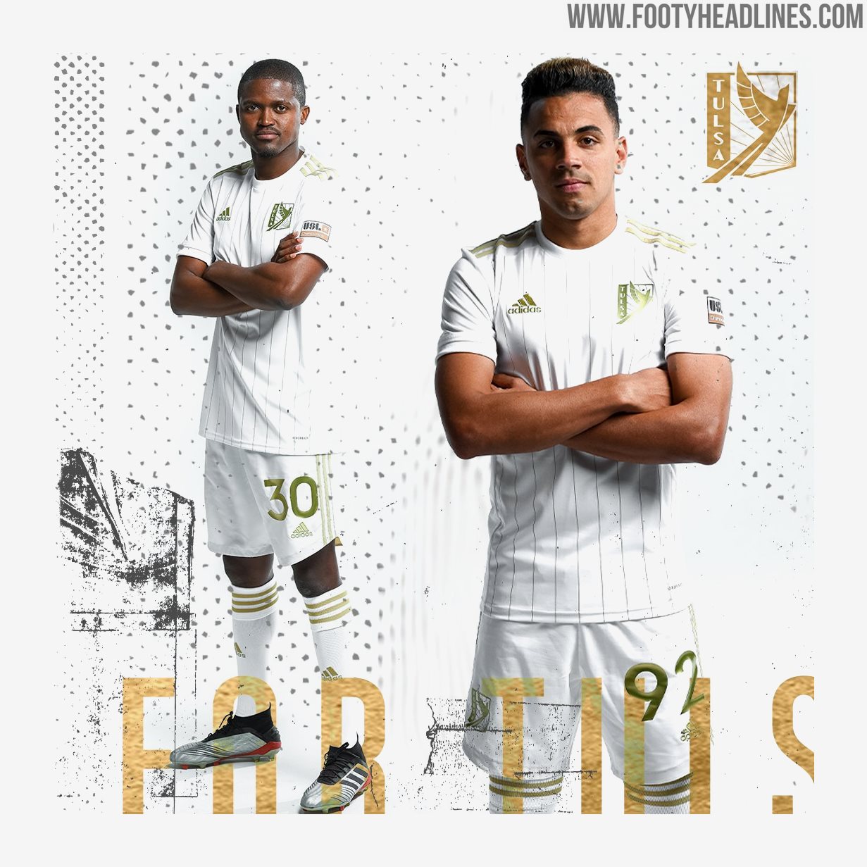 Stunning Adidas FC Tulsa 2020 'City' & 'State' Kits Released + Whole New Logo & Identity Footy