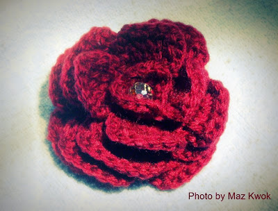 crochet royal rose