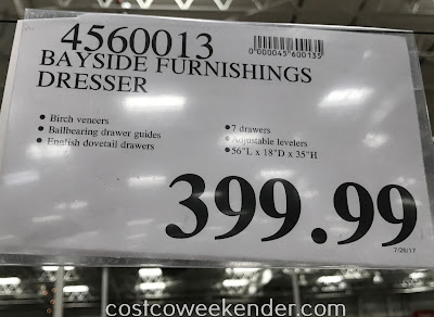 Deal for the Bayside Furnishings 7-Drawer Dresser at Costco
