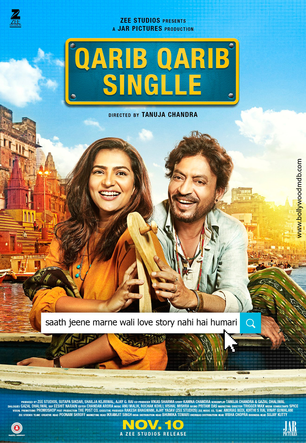 Tu Chale Toh Song From Qarib Qarib Single 2017 Papon Video Lyrics indianlyrics