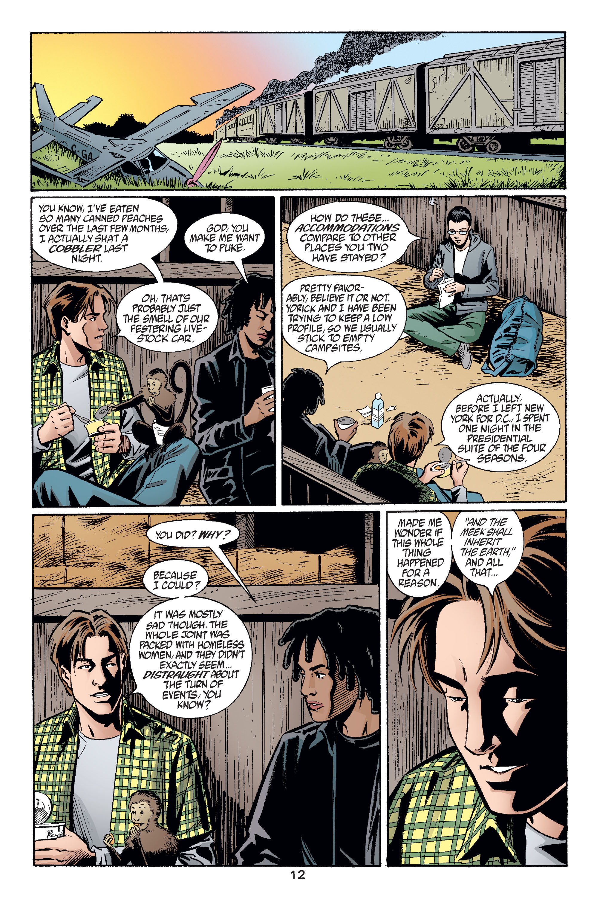 Read online Y: The Last Man (2002) comic -  Issue #6 - 13