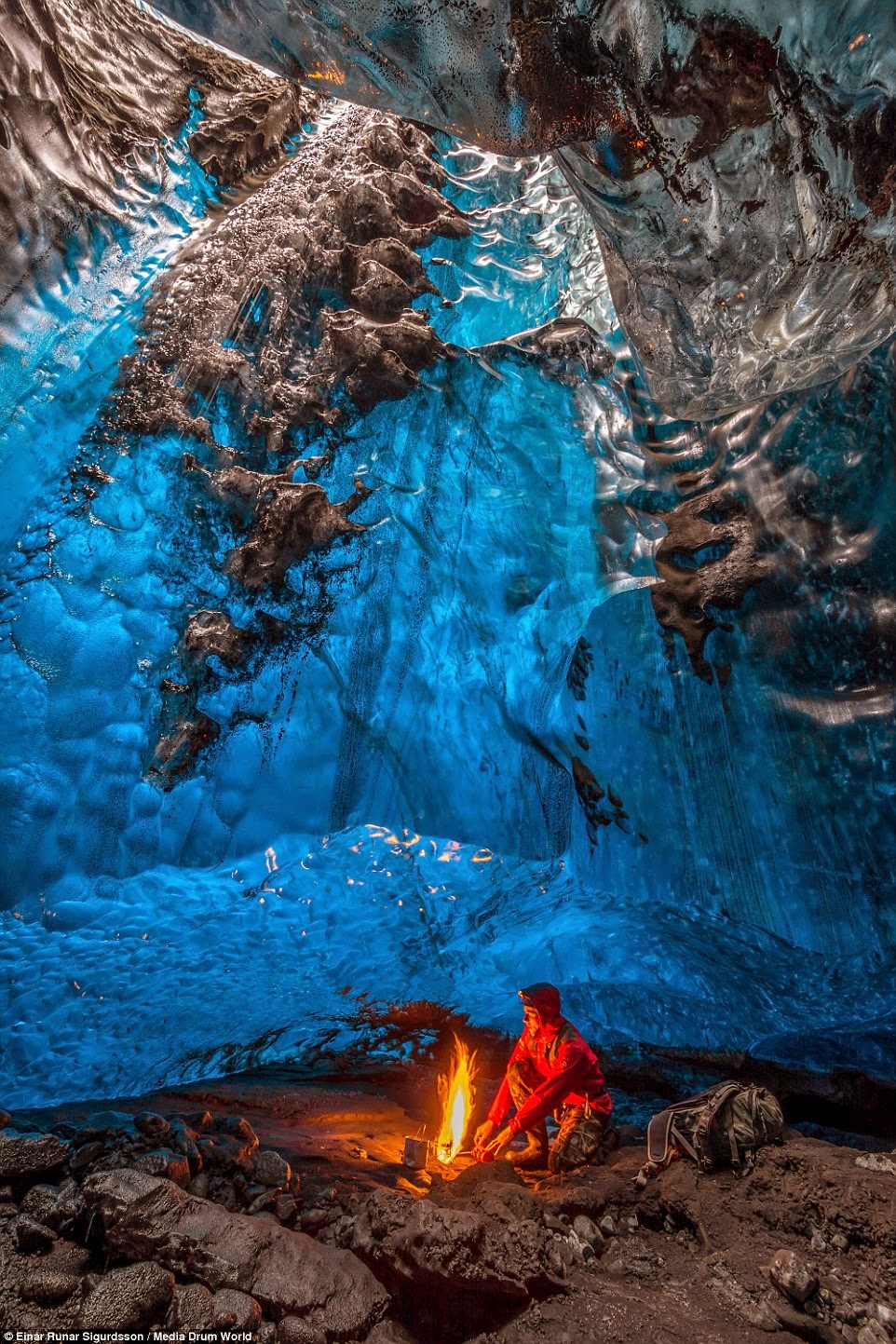 Amazing Caves in the World - Vatnajokull Glacier Cave in Iceland