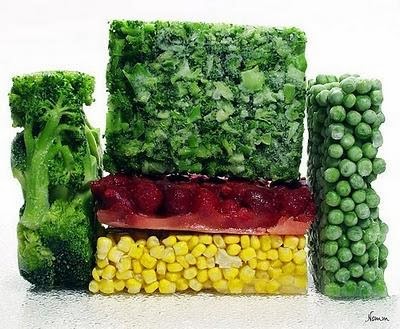 dieta con verduras congeladas