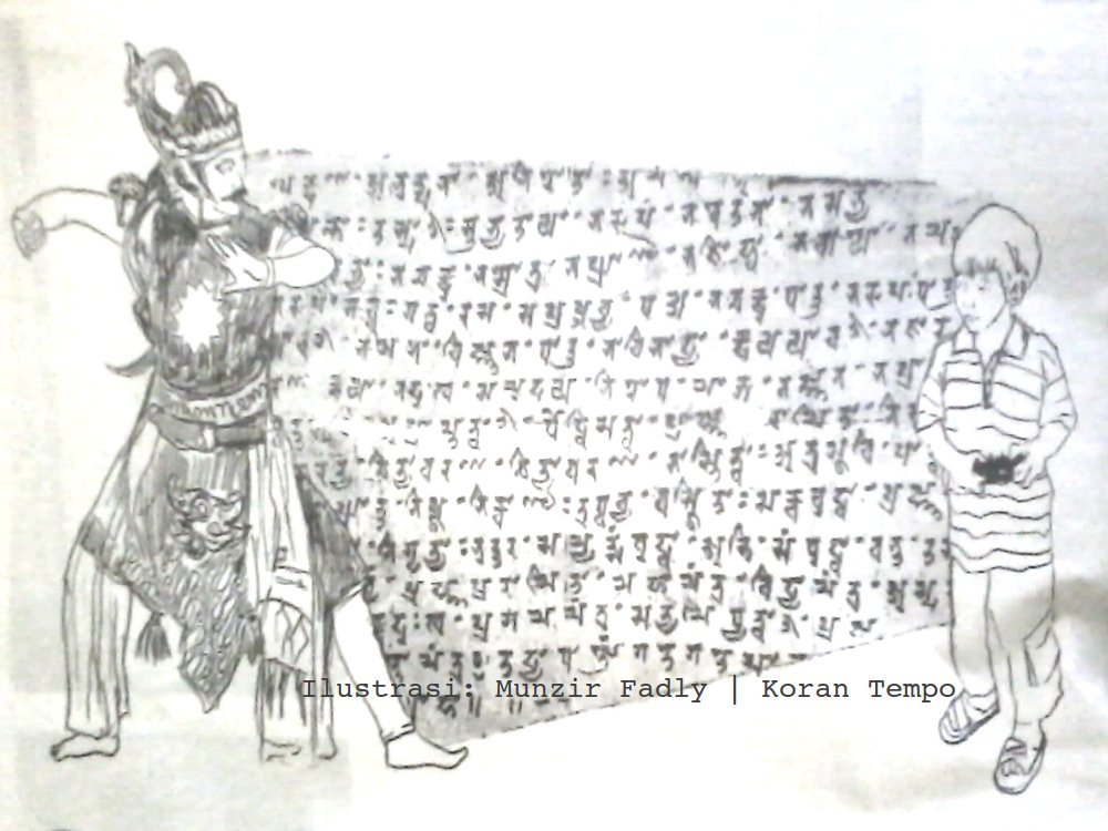 Gatotkaca Gugur Kliping Sastra Indonesia Literasi Nusantara Puisi Cerber Cerpen Koran Minggu