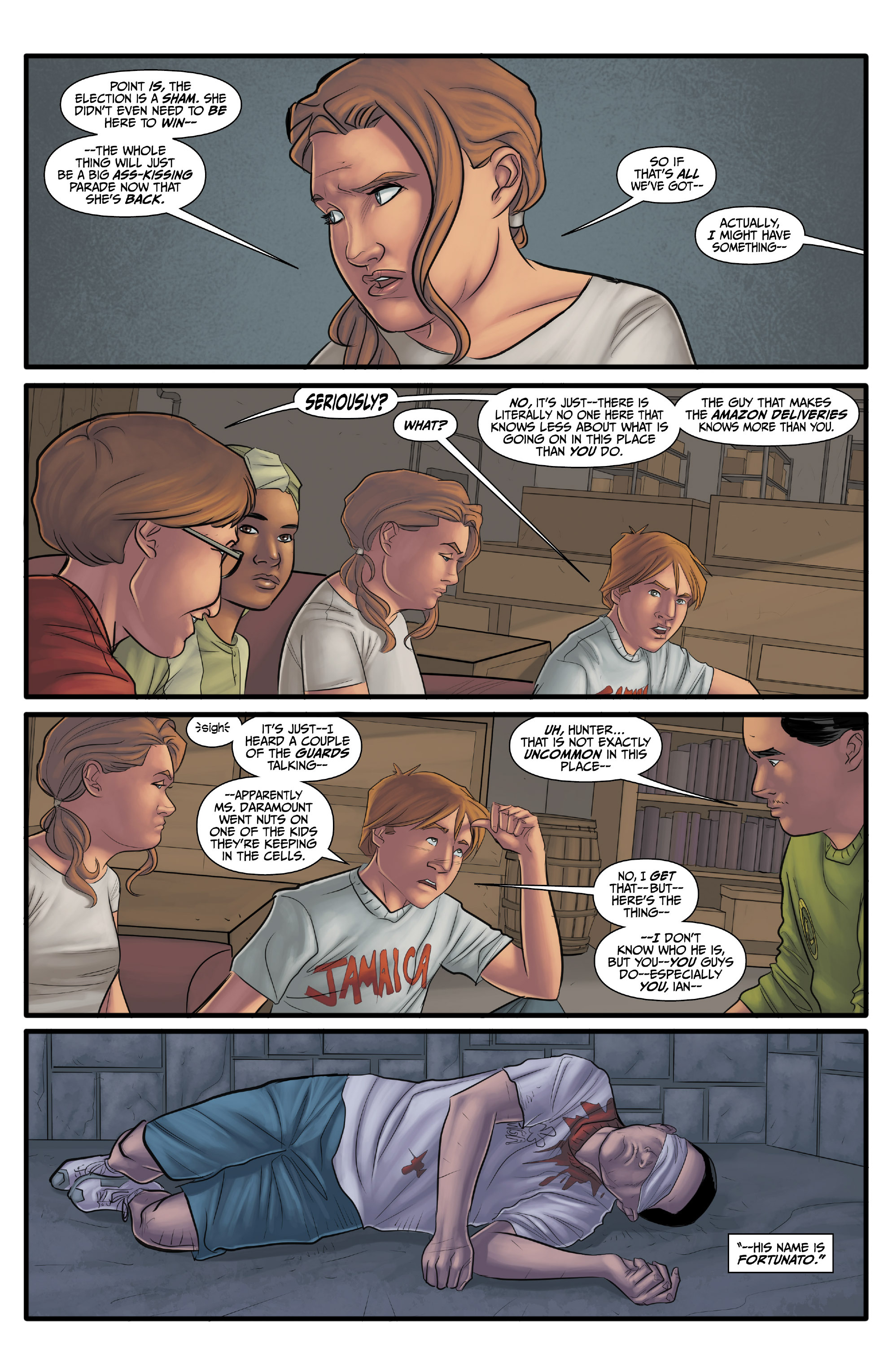 Read online Morning Glories comic -  Issue #40 - 8