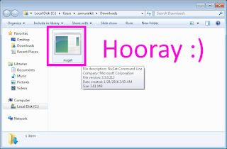 NuGET download  JsonFx package using CMD - tutorial screenshot 3