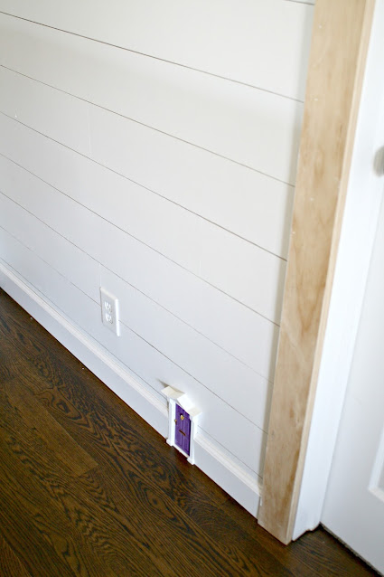 fairy door in baseboard