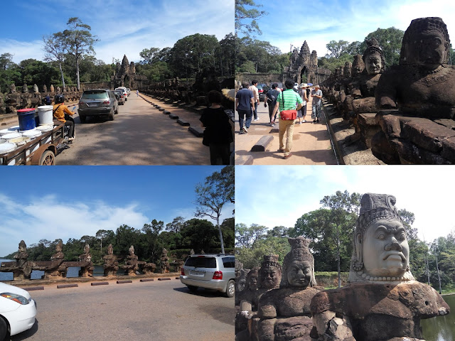 angkor, angkor wat, angkor thom, elephant terrace, wat, siem reap, cambodia, angkor thom gate