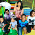 Tonto Dikeh celebrating her son's birthday with other children (photo)