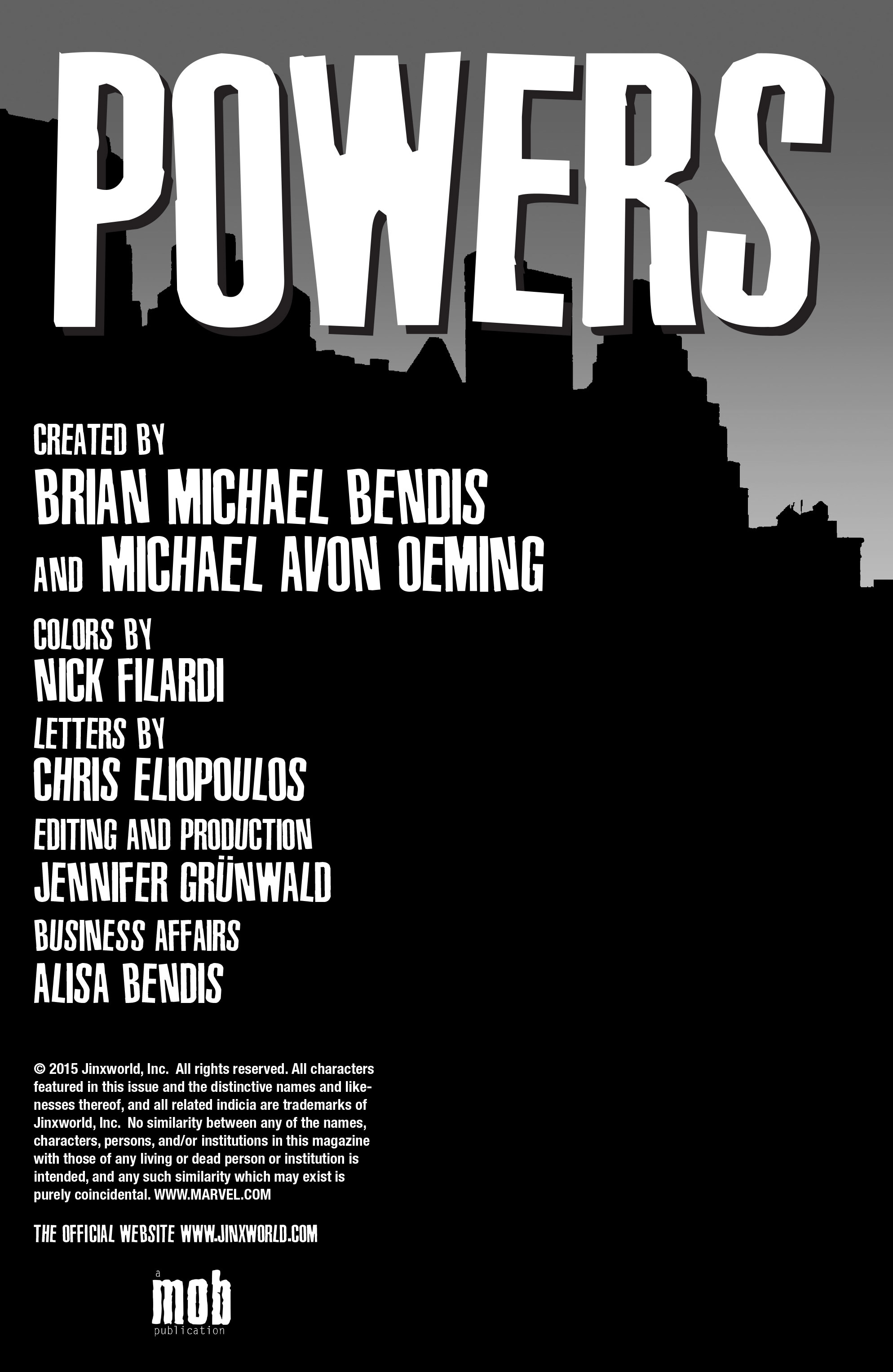 Read online Powers (2015) comic -  Issue #1 - 2