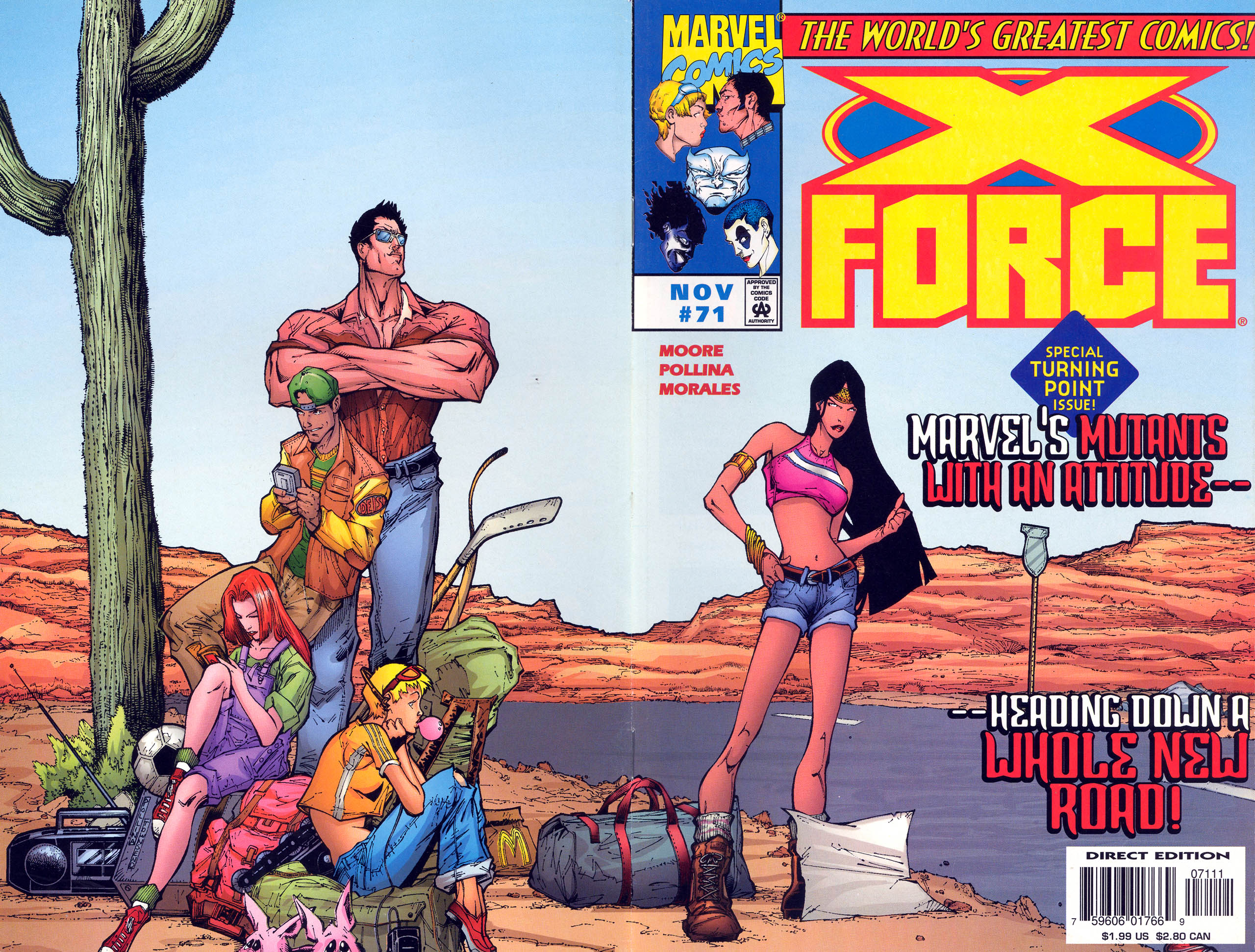 Read online X-Force (1991) comic -  Issue #71 - 1