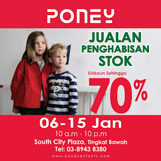 Poney Malaysia Stock Clearance Sale 2012