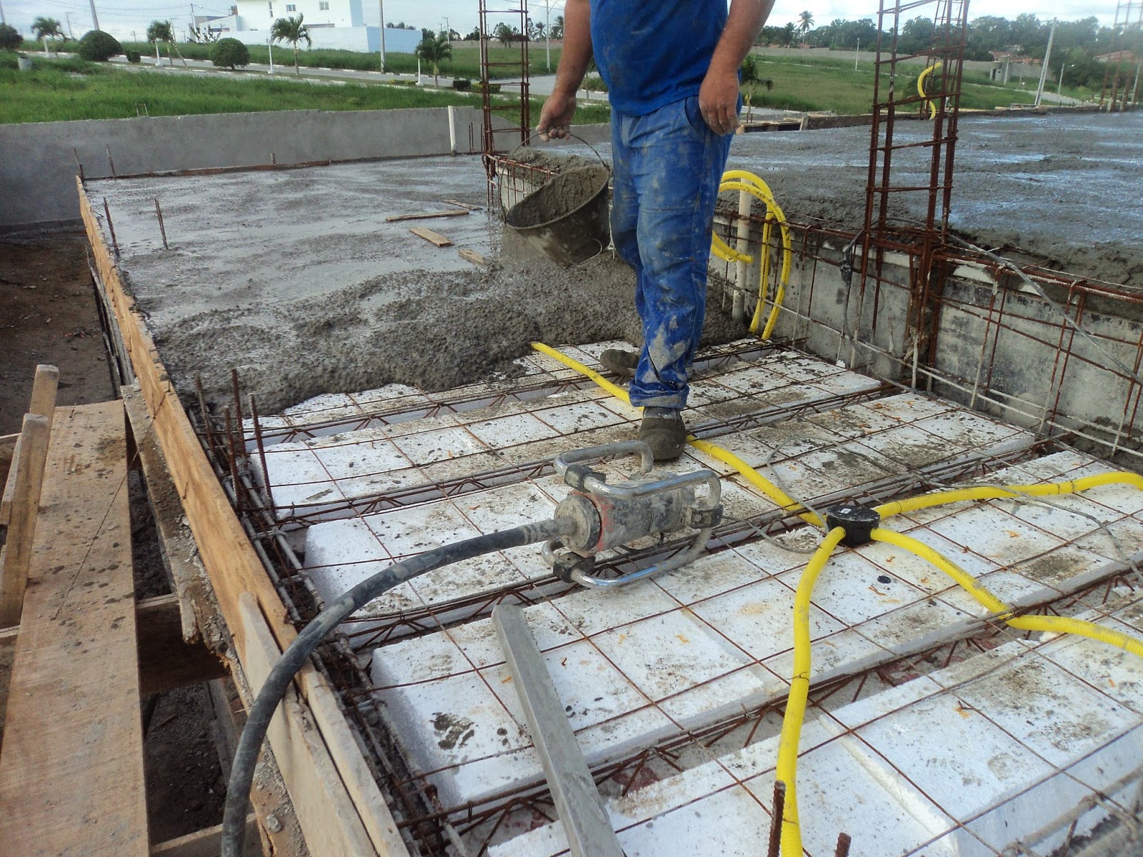 Concretagem da Lage e Dicas Importantes. ~ Diário - Estágio Eng. Civil