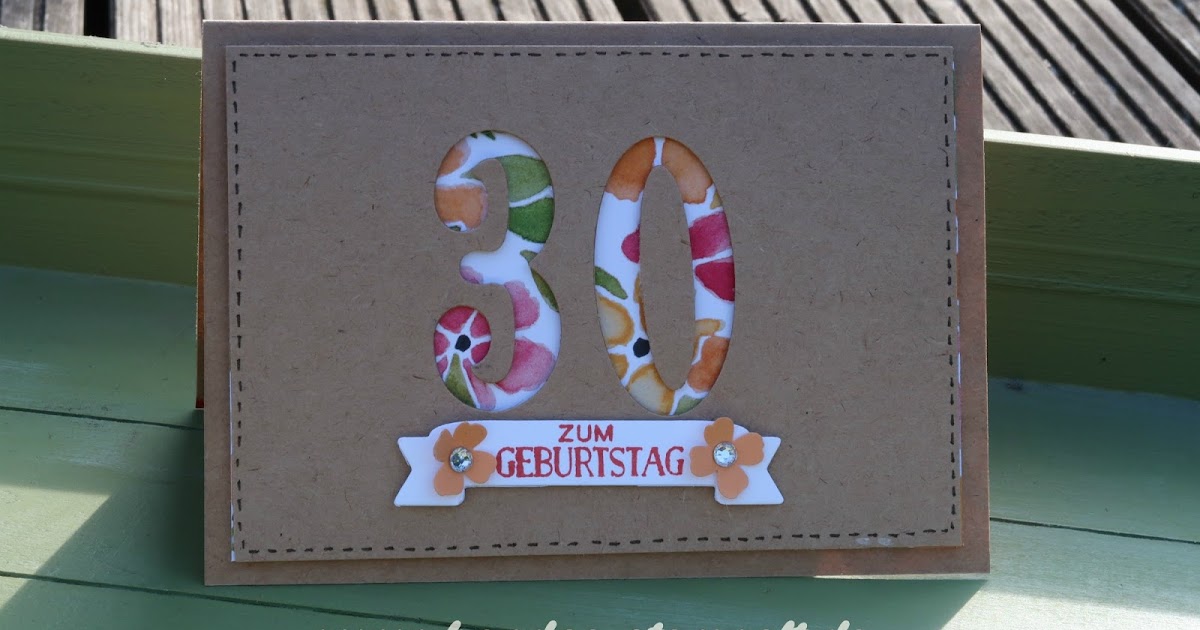 Claudinchens-kreative-Seite: 30. Geburtstag