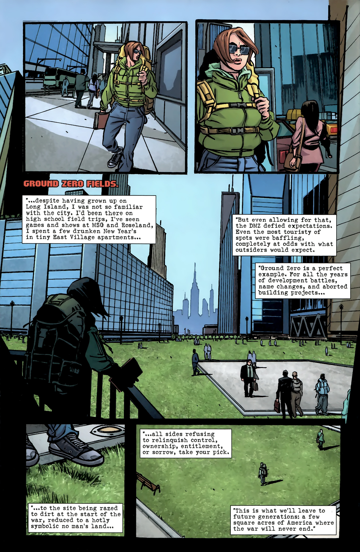 Read online DMZ (2006) comic -  Issue #72 - 3