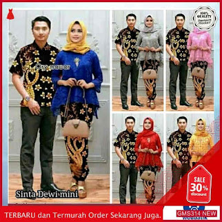 GMS314 BTKKP315S76 Sarimbit Gamis Adelia Madura Hitam Dropship SK1404589754