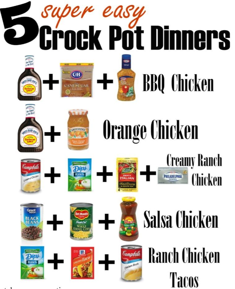 enjoy & have a nice meal !!! 5 Super Easy Crock Pot Dinners