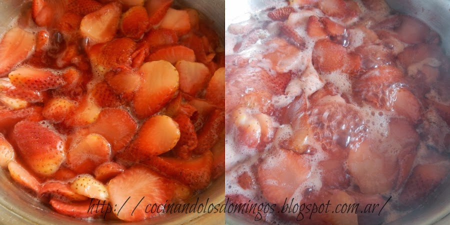 salsa de fresas