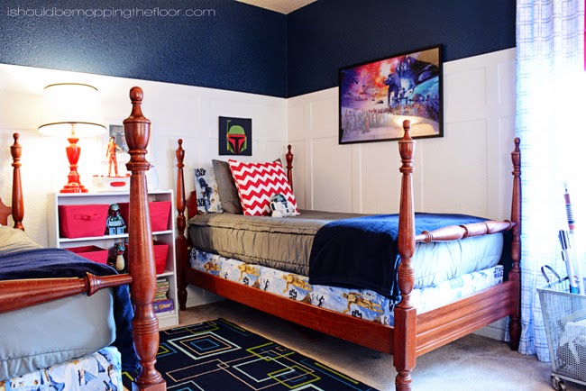 Boy's Bedroom Mini Makeover | Star Wars Themed Room with Beddy's Bedding