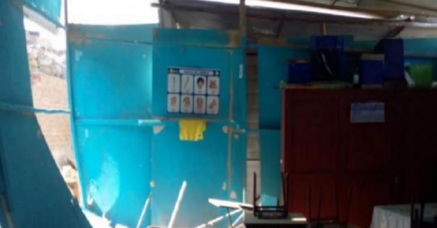 Suspenden clases en colegio N° 82210 «Karina Violeta Damián Alayo» de La Libertad por colapso de aulas Suspenden clases en colegio N° 82210 «Karina Violeta Damián Alayo» de La Libertad por colapso de aulas