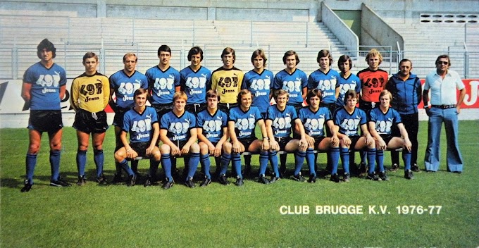 CLUB BRUGGE K.V 1976-77.