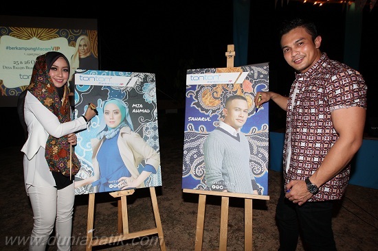 Duta baru TONTON, Mia Ahmad dan Saharul Ridzwan Duta baru TONTON, Mia Ahmad dan Saharul Ridzwan