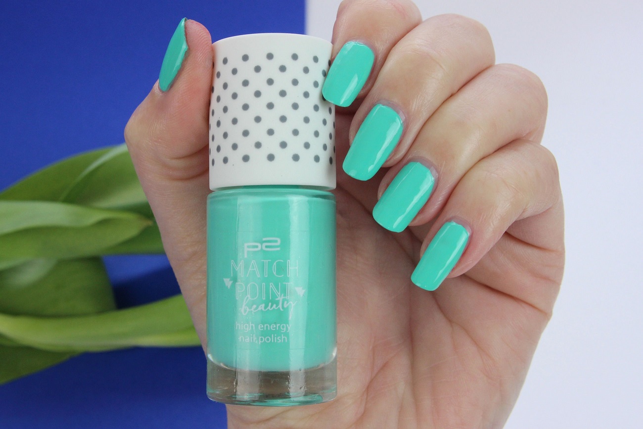 active blue, active mint, active red, active yellow, cosmetics, drogerie, high energy, le, limited edition, match point beauty, nagellack, nail polish, nailpolish, nails, p2, review, swatches, tragebilder, 