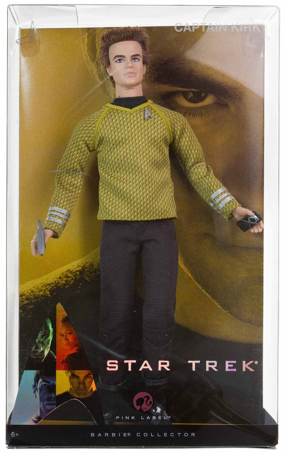 ken and barbie star trek dolls