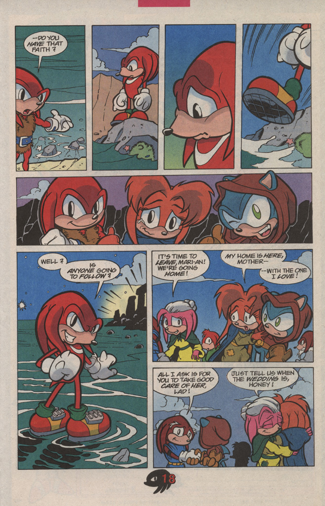 Read online Knuckles the Echidna comic -  Issue #12 - 25