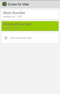 تطبيق 2Lines for Viber لتشغيل وفتح رقمين فايبر او اكثر على جهاز واحد