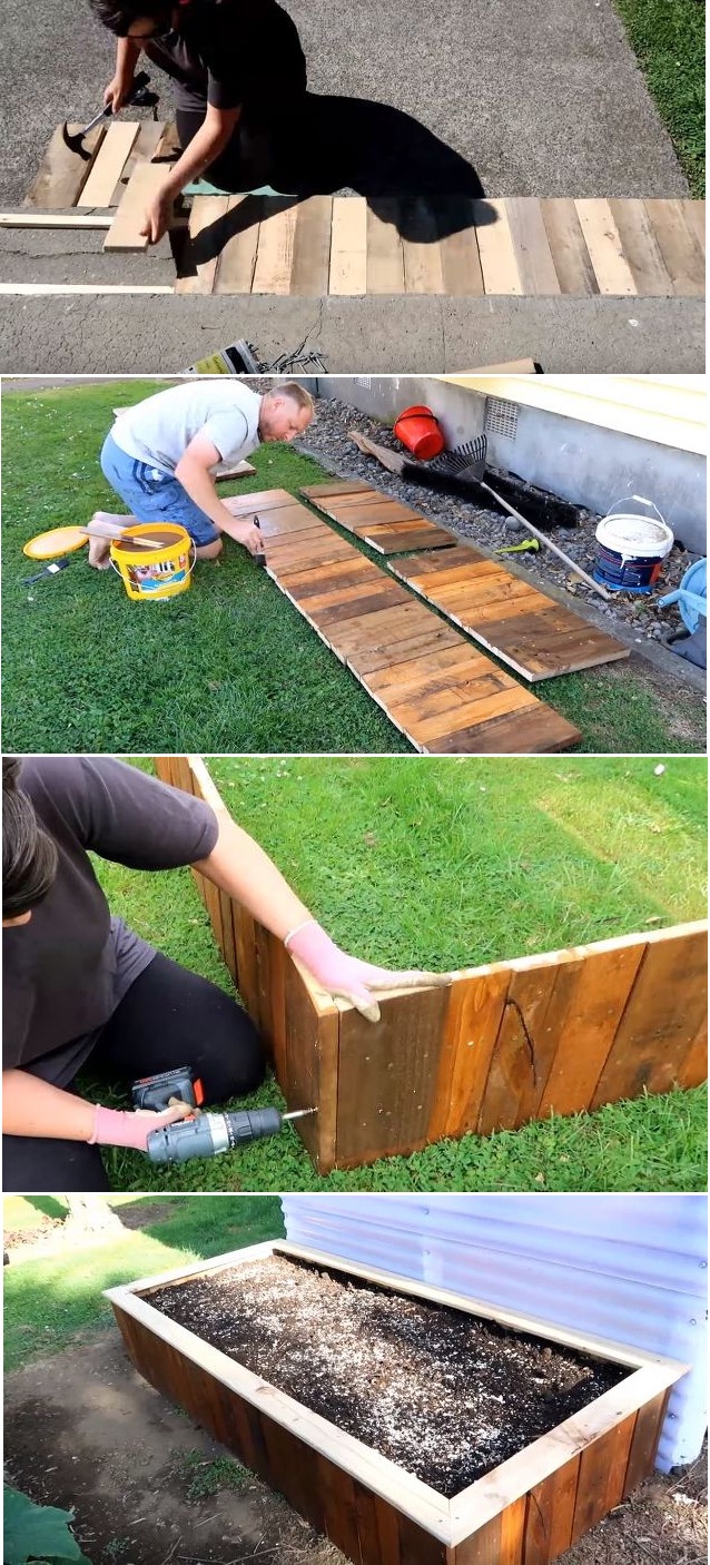 Build Raised Beds Using Pallets garden favorite