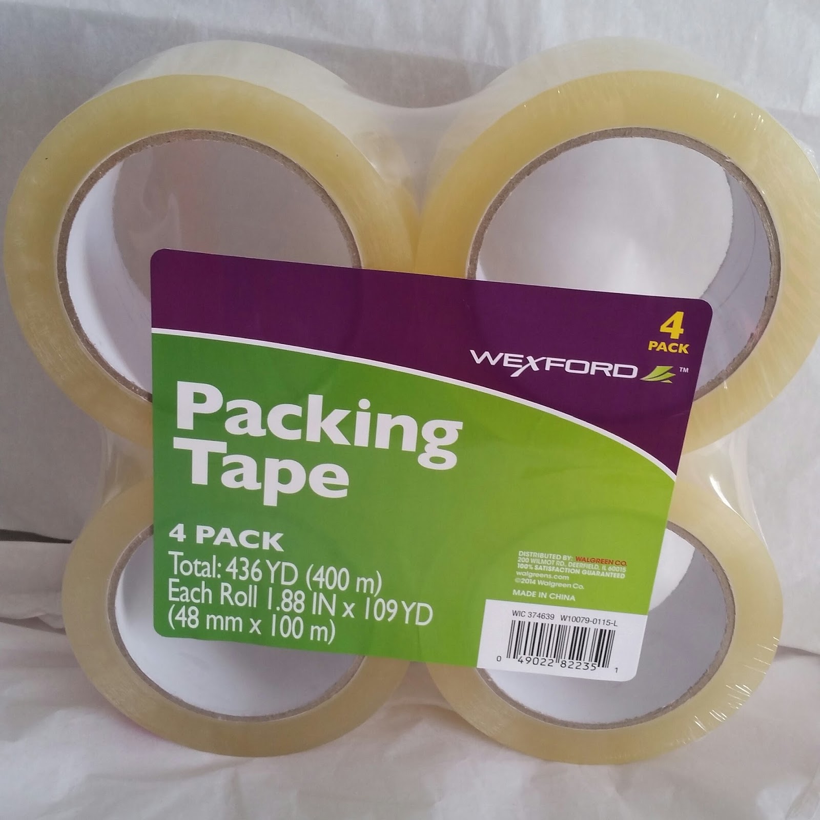 Secondhandspirits Walgreens Packing Tape on Sale thru Sat. BOGO