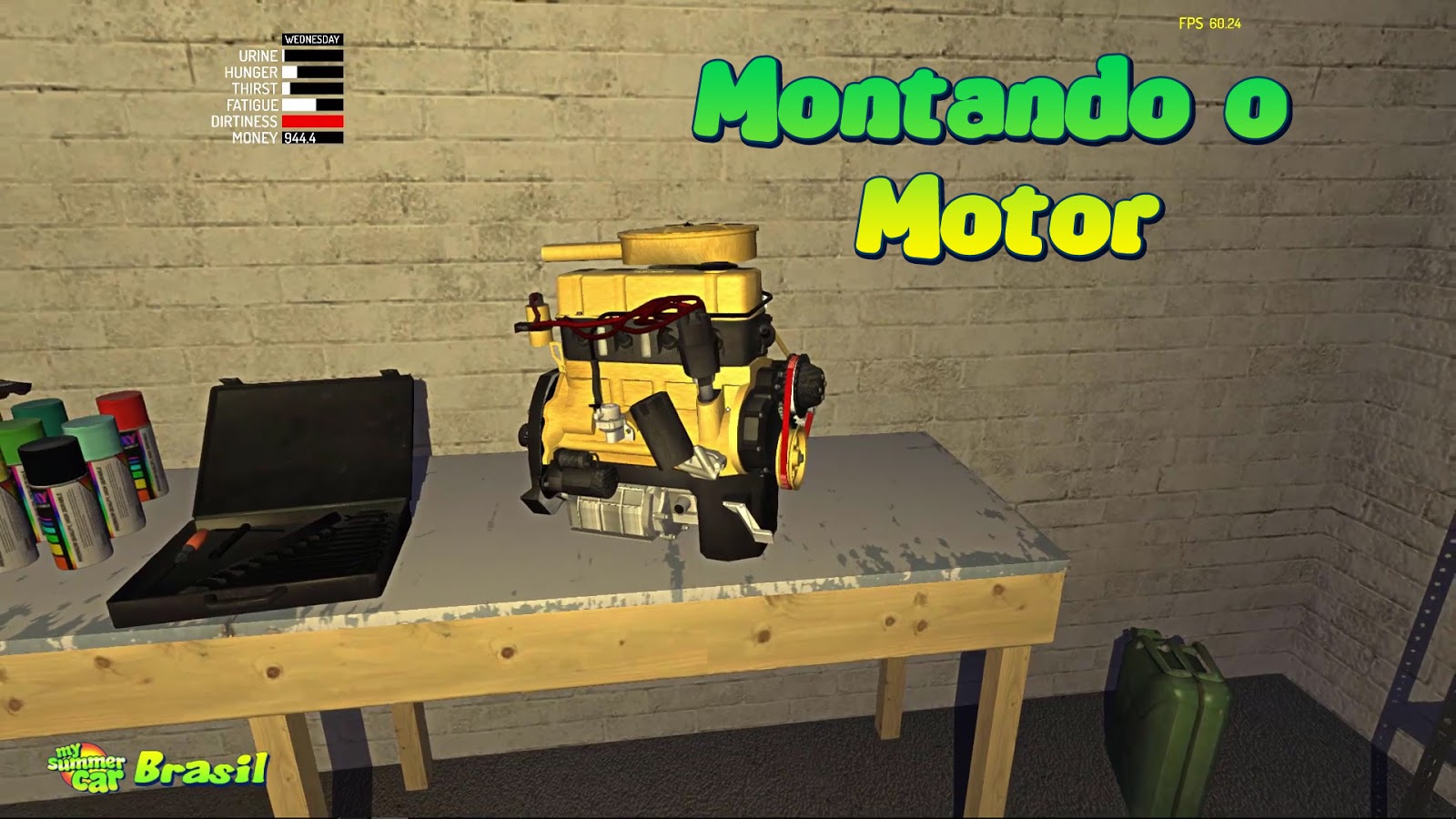 My Summer Car Brasil: [Tutorial] Montando o Motor