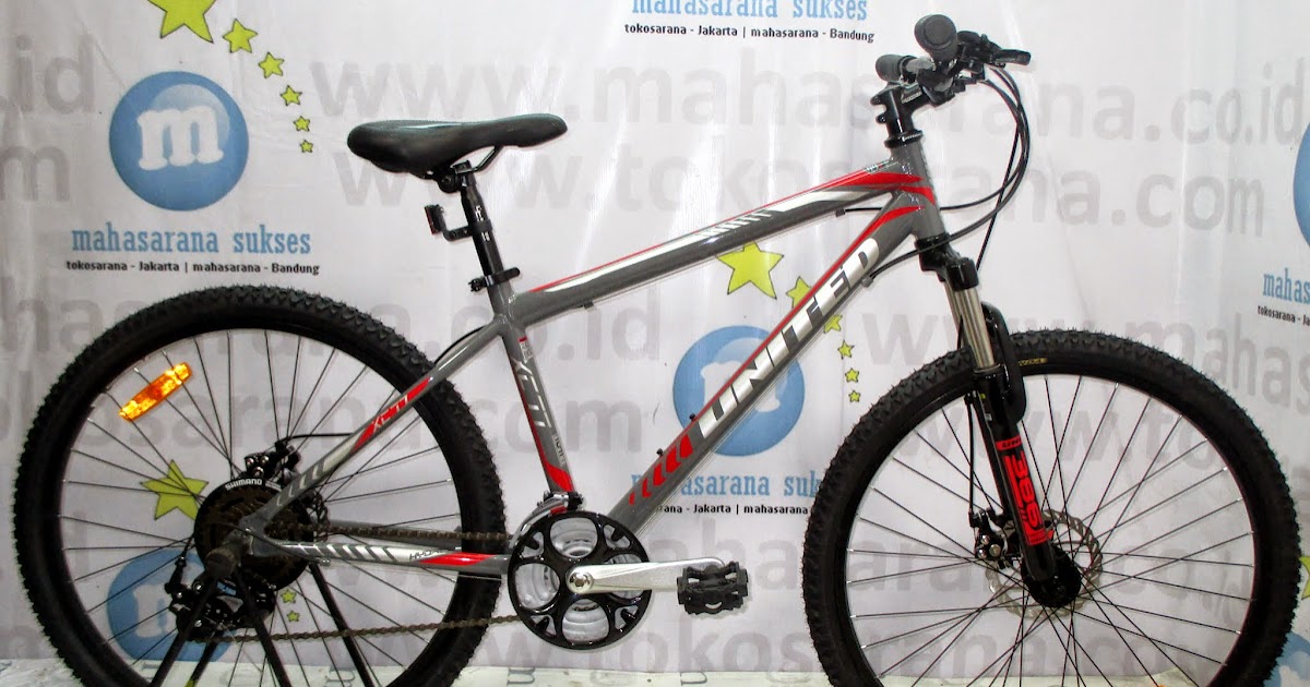 Tokosarana Mahasarana Sukses Sepeda Gunung United Monza Xc77 Aloi 3x7sp Cakram Mekanis 26 Inci