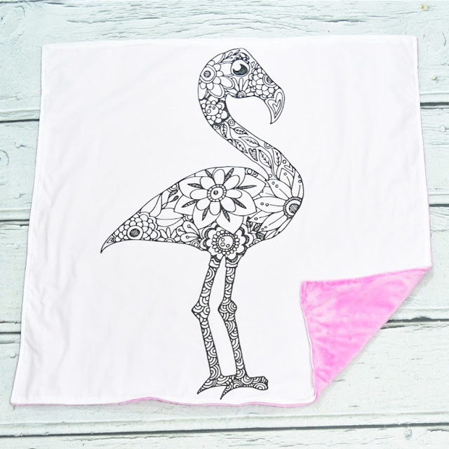 Flamingo Baby Blanket