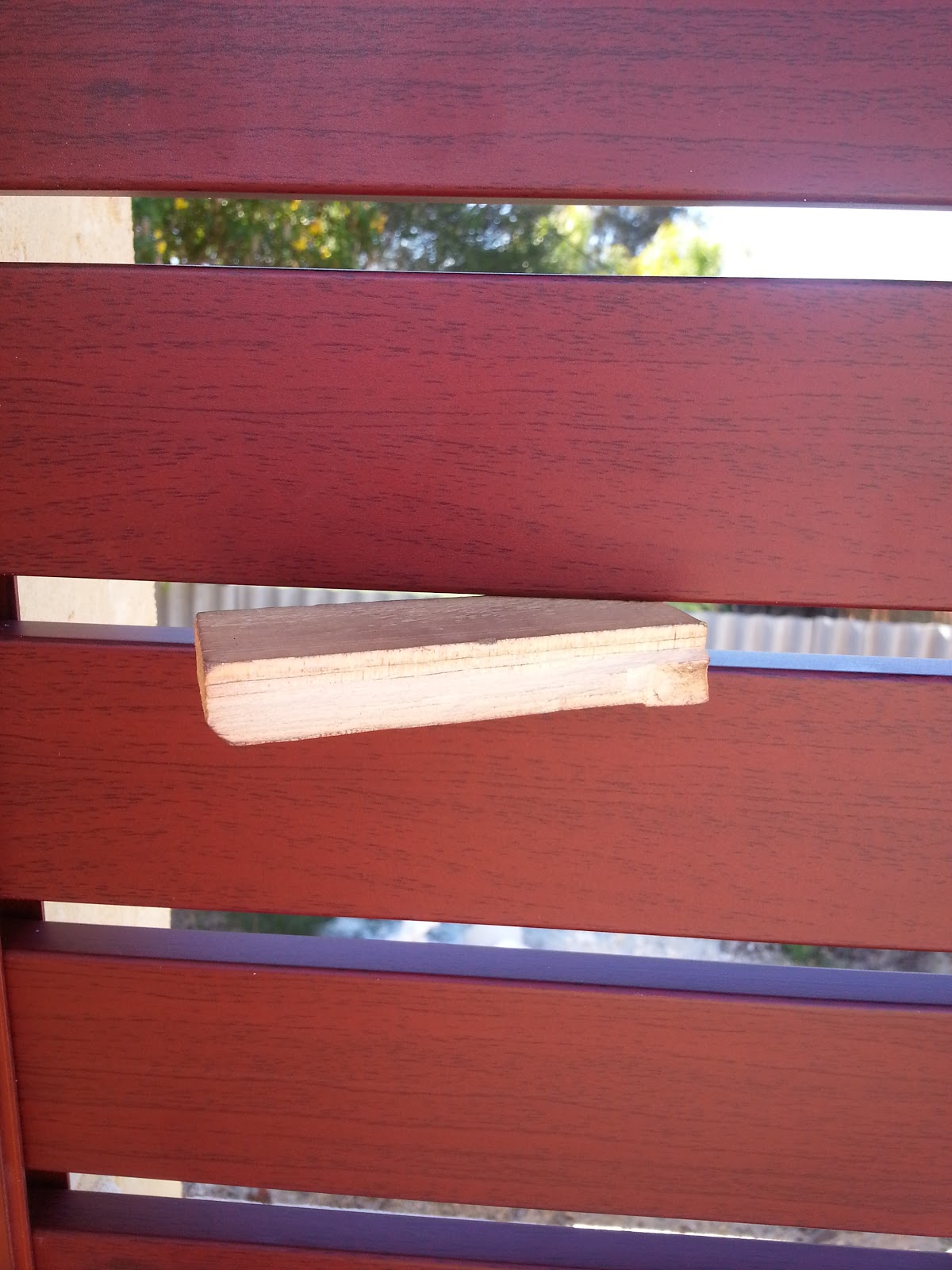 Jarrah Jungle Courtyard Project How To Install Fence Slats