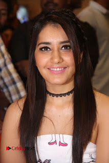 Actress Rashi Khanna Stills in White Dress at Biryanis Restaurant Launch  0012