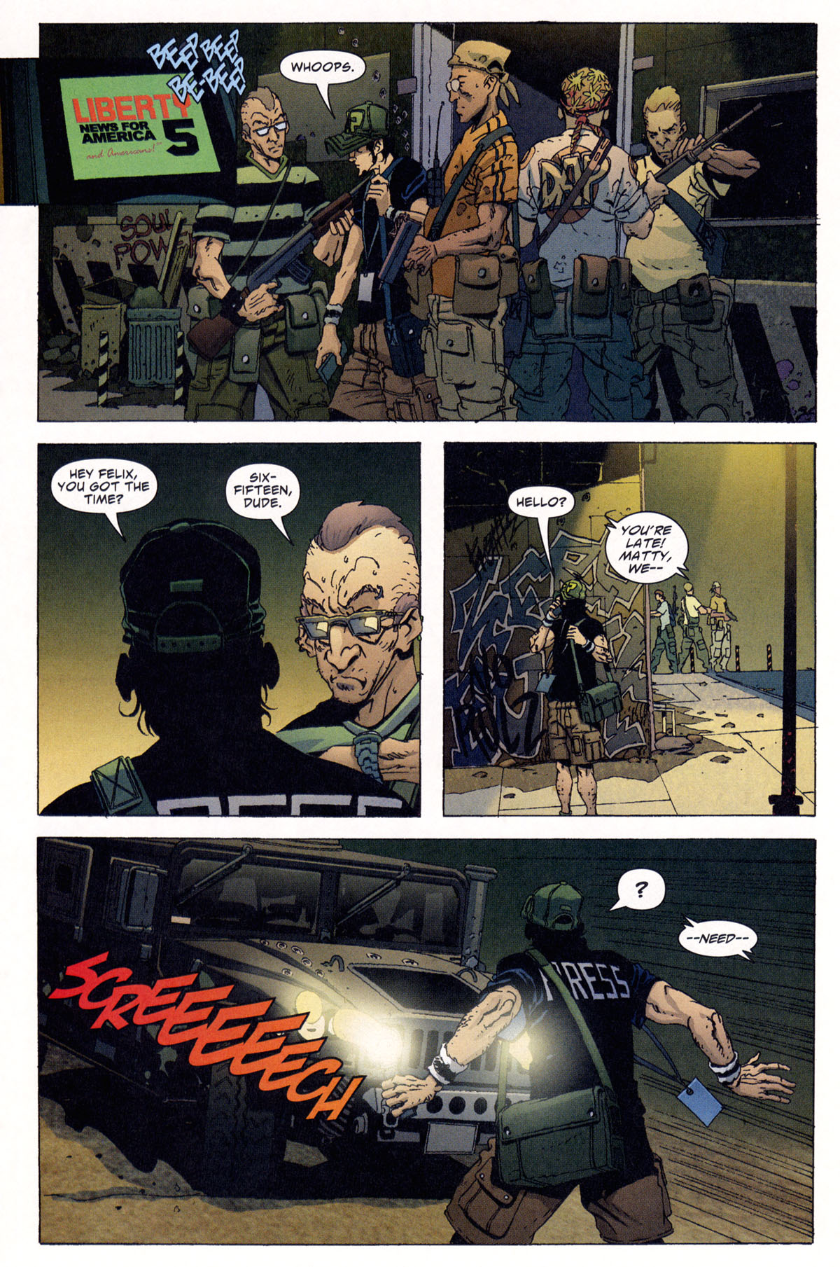Read online DMZ (2006) comic -  Issue #6 - 13