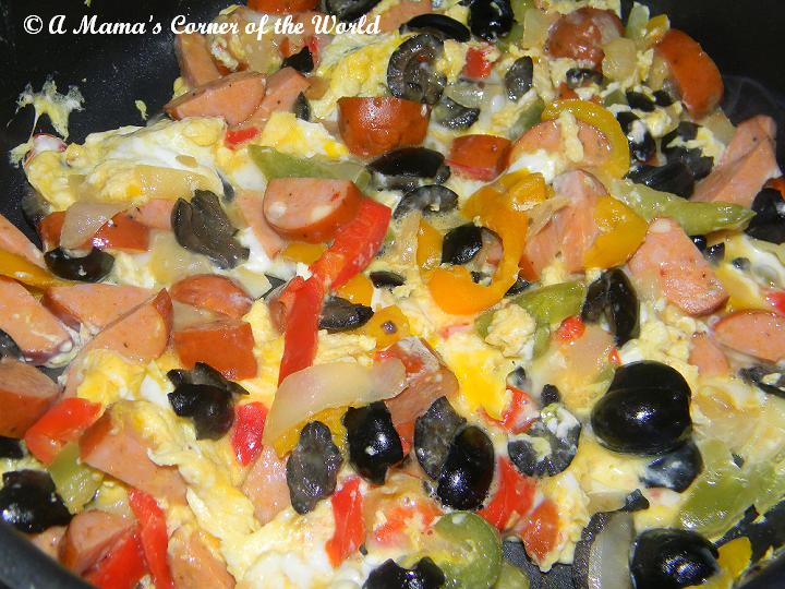 Chipotle Chicken Sausage and Egg Breakfast Quesadilla Recipe Idea A