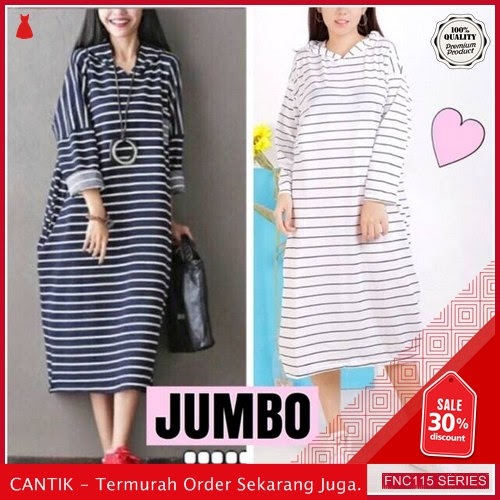 FNC115D50 Dress Wanita Godiva Hodie Wanita Salur Jumbo Serba 40 Ribuan