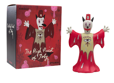 The High Priest of Toby 9 Inch Vinyl Figure and Packaging by Gary Baseman