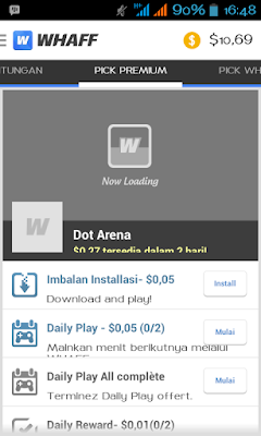 Instalasi Whaff Rewards - Aplikasi Penghasil Dollar Instalasi Whaff Rewards - Aplikasi Penghasil Dollar